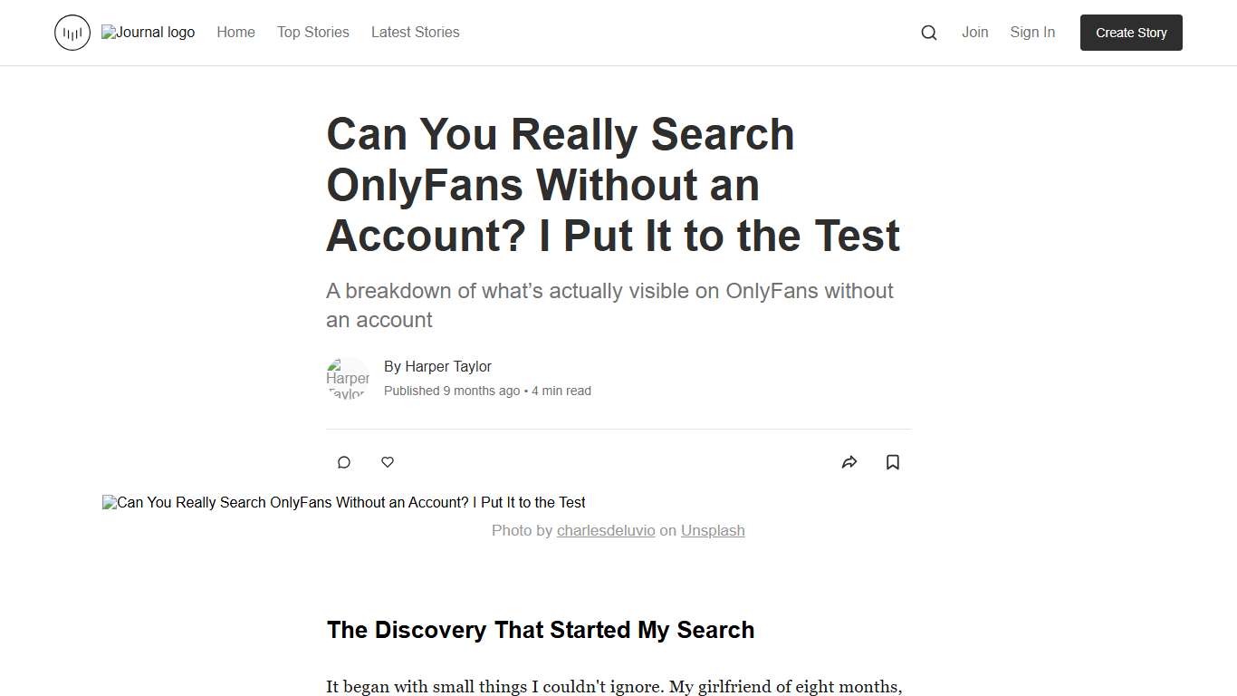 Can You Really Search OnlyFans Without an Account? I Put It to the Test | Journal