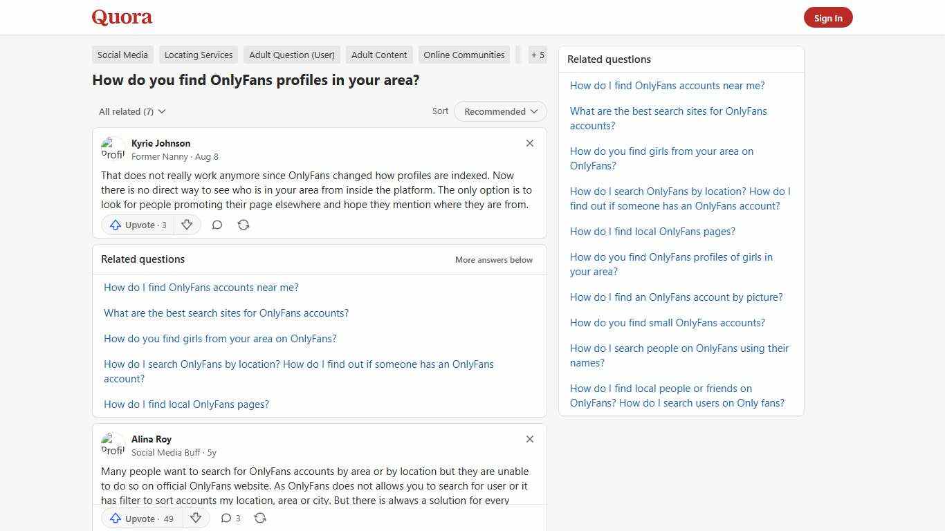 How to find OnlyFans profiles in your area - Quora